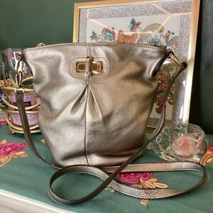 B. Makowsky Metallic Crossbody Bag